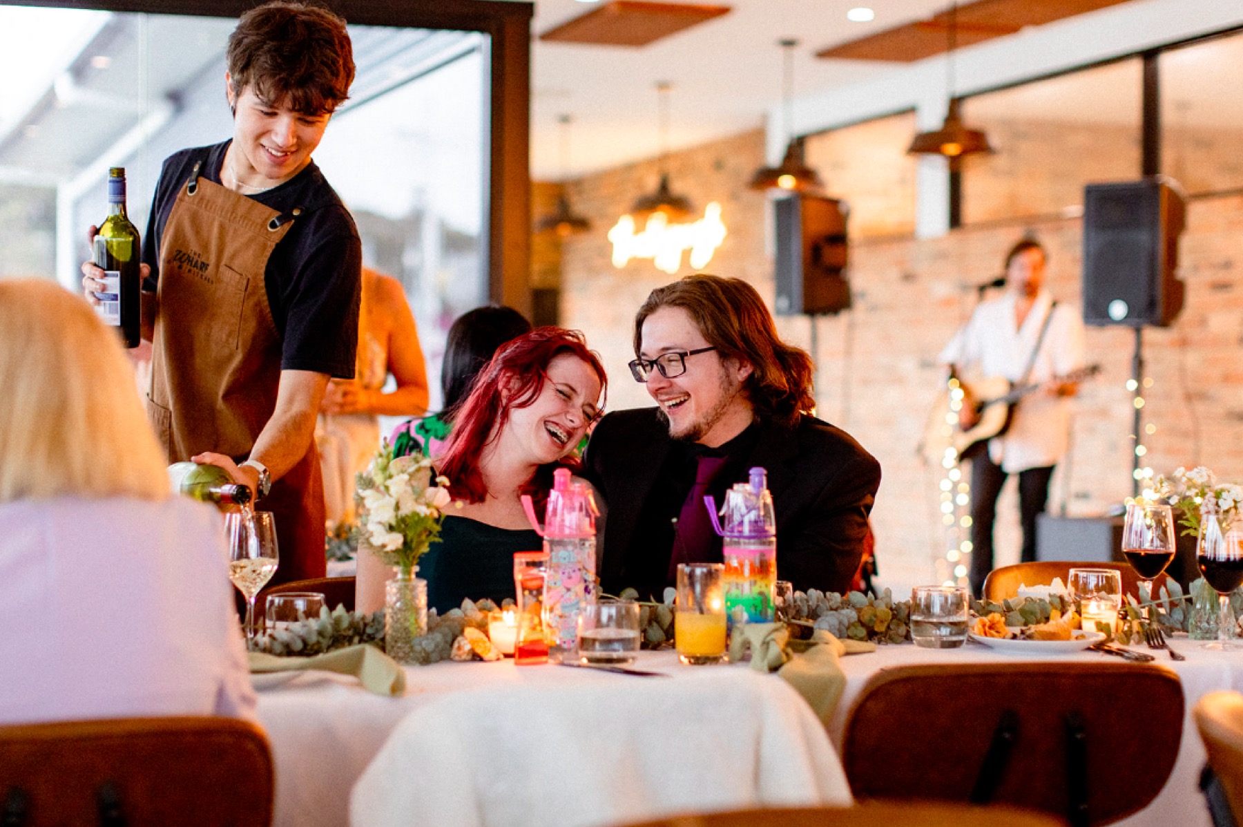 Guests at a Wharf function